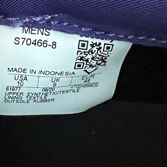 Saucony Grid Web Purple Orange Lace Up Sneakers Men Size 10 - Picture 9 of 13